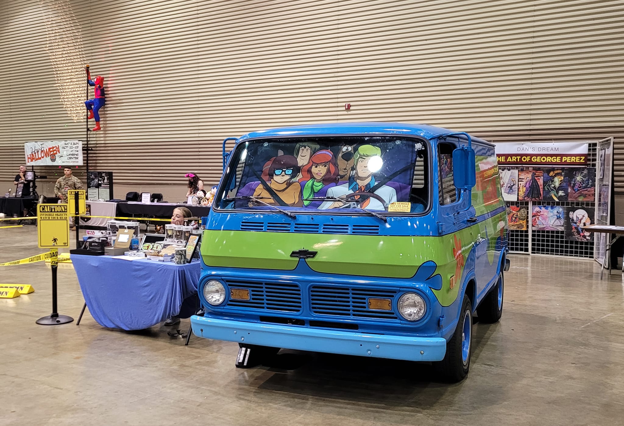Mystery Machine at a convention