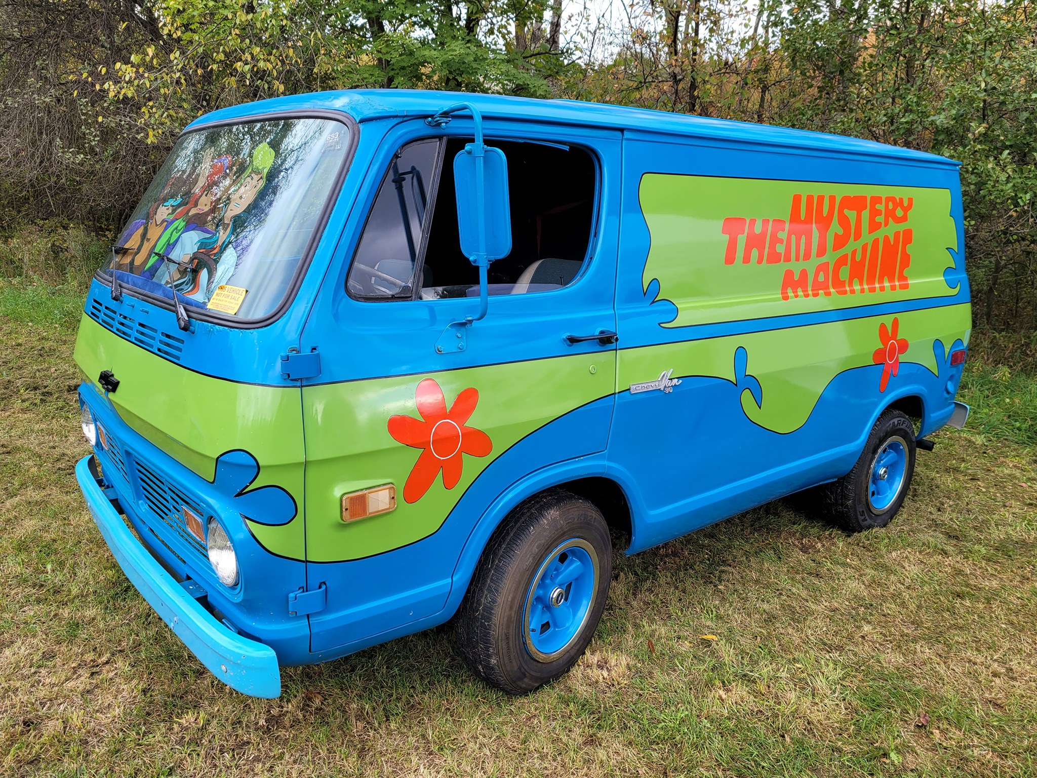 Mystery Machine outdoors